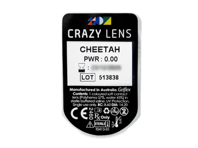 CRAZY LENS - Cheetah - Tageslinsen ohne Stärke (2 Linsen) - Blister Vorschau