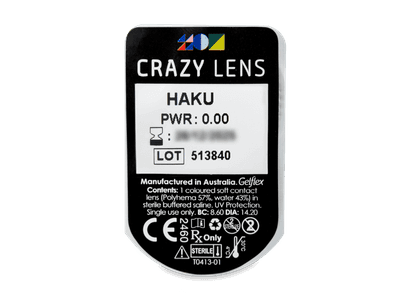 CRAZY LENS - Haku - Tageslinsen ohne Stärke (2 Linsen) - Blister Vorschau