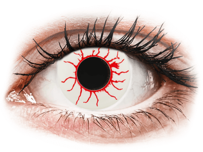 CRAZY LENS - Red Viper - Tageslinsen ohne Stärke (2 Linsen)