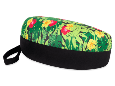 Brillenetui mit floralem Design