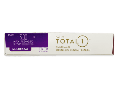 Dailies TOTAL1 Multifocal (90 Linsen) - Vorschau