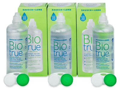 Pflegemittel Biotrue 3 x 300 ml - Dieses Produkt gibt es außerdem in folgenden Abpackungen