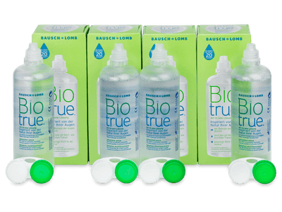 Pflegemittel Biotrue 4 x 300 ml - Dieses Produkt gibt es außerdem in folgenden Abpackungen
