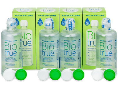 Biotrue 4 x 300 ml - Pflegelösung – 4er Pack