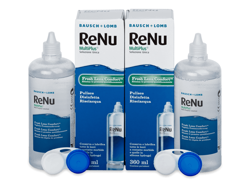 Pflegemittel ReNu MultiPlus 2 x 360 ml - Pflegelösung – günstigeres Duo Pack