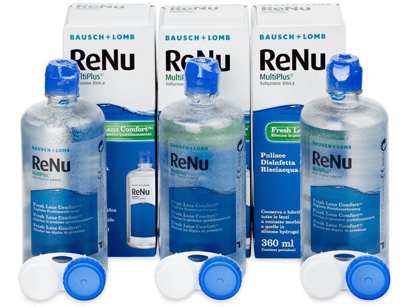 ReNu MultiPlus 3 x 360 ml  - Pflegelösung – 3er Pack