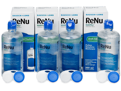 Pflegemittel ReNu MultiPlus 4 x 360 ml - Dieses Produkt gibt es außerdem in folgenden Abpackungen