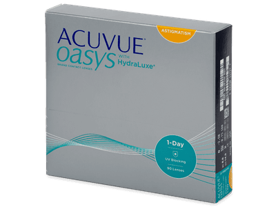 Acuvue Oasys 1-Day with HydraLuxe for Astigmatism (90 Linsen) - Torische Kontaktlinsen