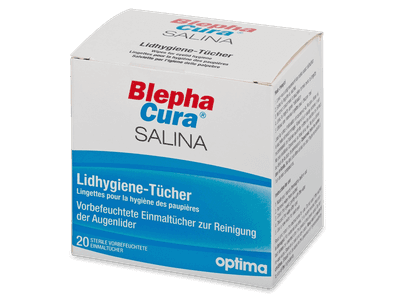 BlephaCura Salina sterile Tücher zur Augenlidpflege 20 Stück