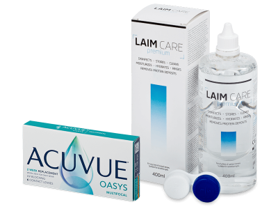 Acuvue Oasys Multifocal (6 Linsen) + Laim-Care 400 ml