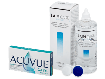 Acuvue Oasys Multifocal (6 Linsen) + Laim-Care 400 ml