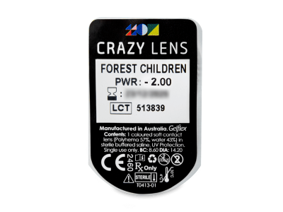 CRAZY LENS - Forest Children - Tageslinsen mit Stärke (2 Linsen) - Blister Vorschau