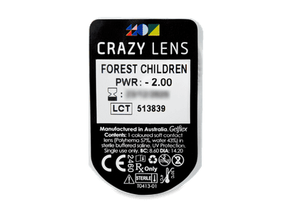 CRAZY LENS - Forest Children - Tageslinsen mit Stärke (2 Linsen) - Blister Vorschau