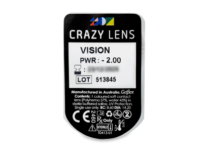 CRAZY LENS - Vision - Tageslinsen mit Stärke (2 Linsen) - Blister Vorschau
