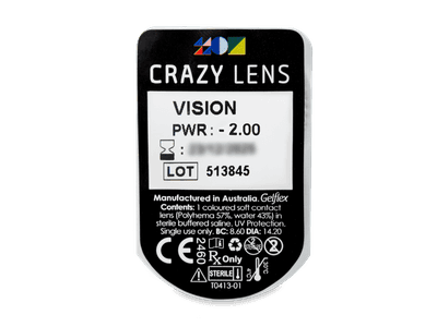 CRAZY LENS - Vision - Tageslinsen mit Stärke (2 Linsen) - Blister Vorschau