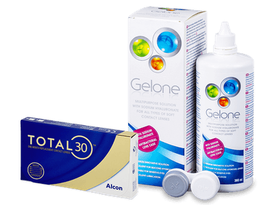 TOTAL30 (3 Linsen) + Gelone 360 ml - Älteres Design