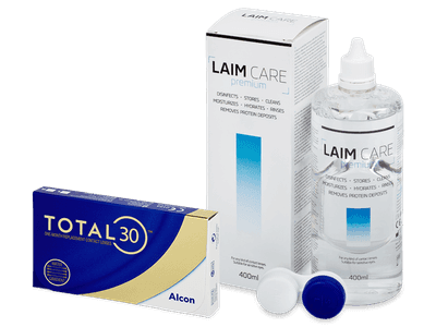 TOTAL30 (6 Linsen) + Laim Care 400 ml