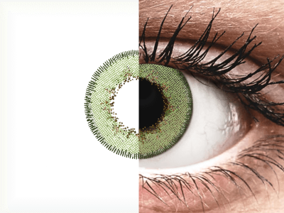 TopVue Daily Color - Green - Tageslinsen ohne Stärke (2 Linsen)