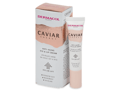 Dermacol Augen- und Lippencreme Caviar Energy 15 ml