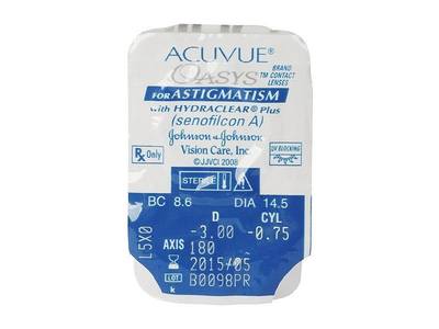 Acuvue Oasys for Astigmatism (6 Linsen) - Blister Vorschau