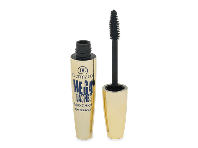 Dermacol schwarze Mascara Mega Lashes Waterproof 12,5 ml