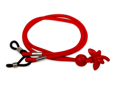 Kordel für Kinderbrillen - Rot CK002 C1