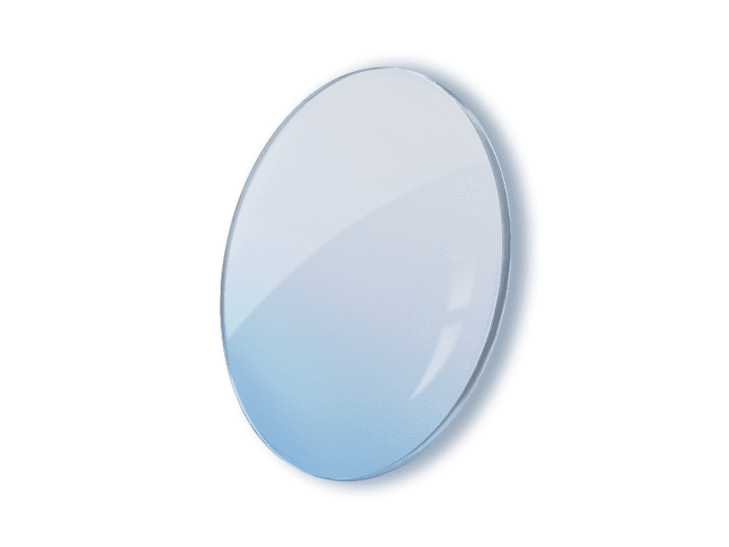 Brillenglas 1.5 Gleitsicht Blueblocker - Beispielbild