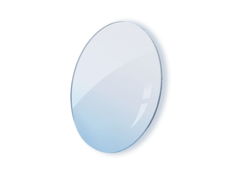 Brillenglas 1.74 Blueblocker - Beispielbild