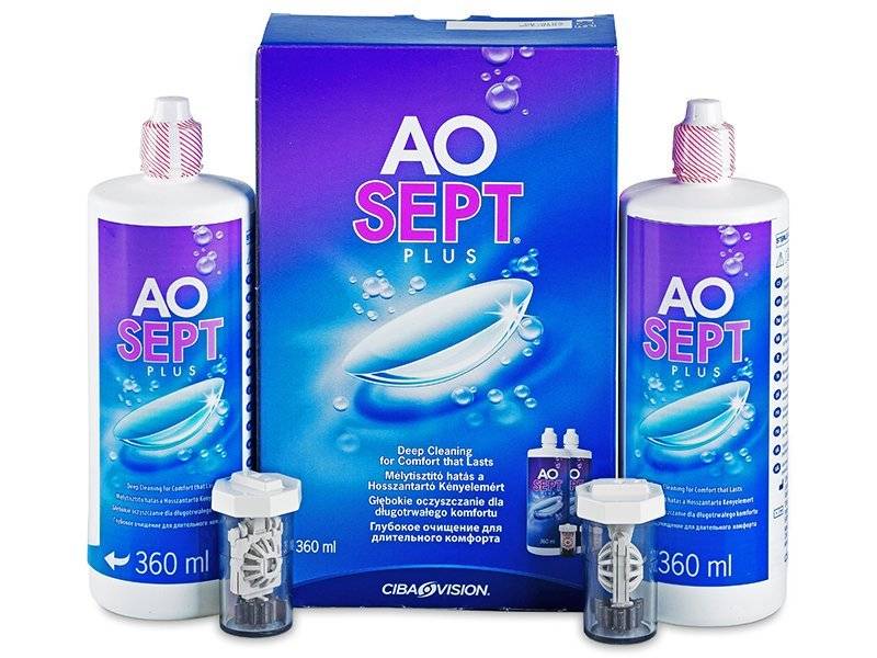 AO SEPT PLUS 2 x 360 ml ab € | Ihre-kontaktlinsen.de