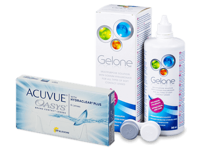 Acuvue Oasys (6 Linsen) + Gelone 360ml