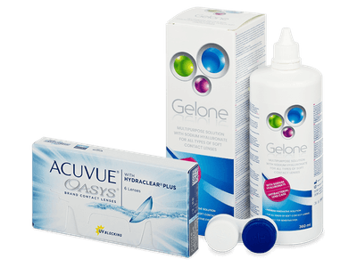 Acuvue Oasys (6 Linsen) + Gelone 360 ml