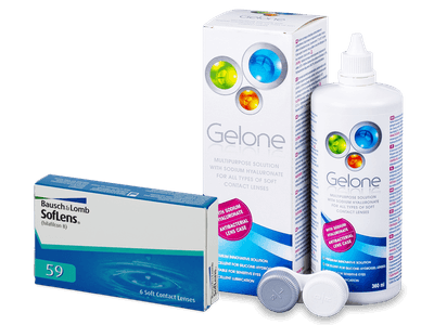 SofLens 59 (6 Linsen) + Gelone 360 ml