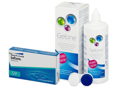 SofLens 59 (6 Linsen) + Gelone 360 ml
