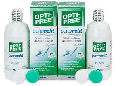 Pflegemittel OPTI-FREE PureMoist 2 x 300 ml - Dieses Produkt gibt es außerdem in folgenden Abpackungen