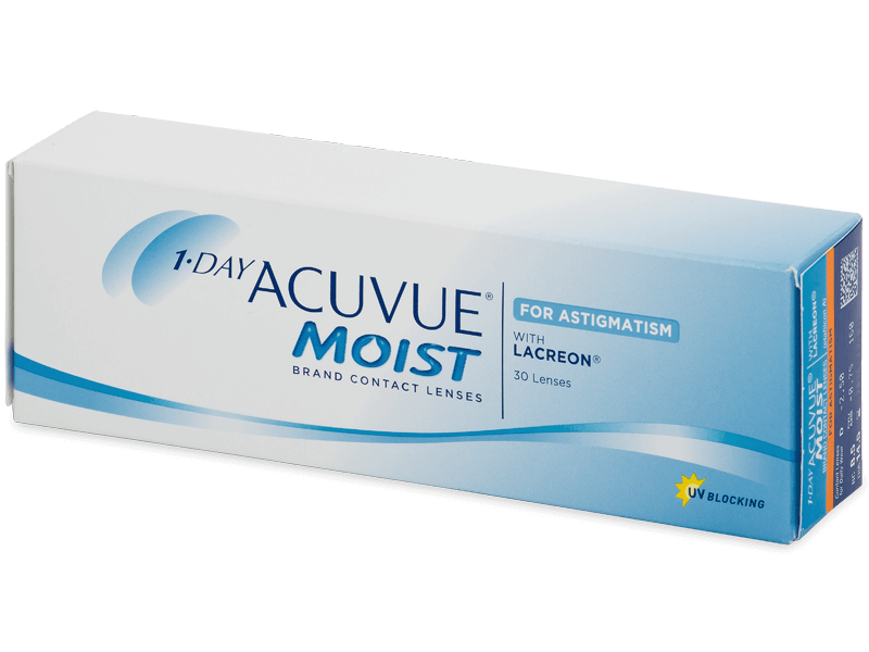 1 Day Acuvue Moist for Astigmatism (30 Linsen) - Torische Kontaktlinsen