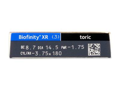 Biofinity XR Toric (3 Linsen) - Vorschau