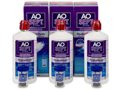 Pflegemittel AO SEPT PLUS HydraGlyde 3 x 360 ml - Dieses Produkt gibt es außerdem in folgenden Abpackungen