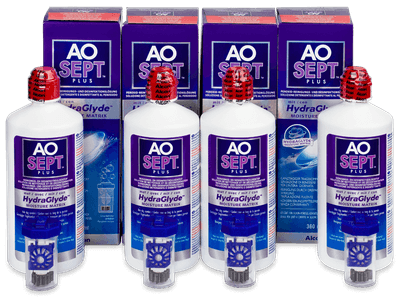 AO SEPT PLUS HydraGlyde 4 x 360 ml - Pflegelösung – 4er Pack